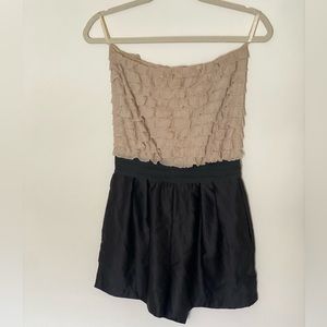 Unique vintage Strapless romper